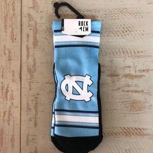 Rocket graphic socks NC Tar Heels quarter socks L/XL